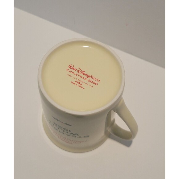 Disney Christmas Through The Years 2000 Steamboat Willie Mickey Mouse Mug - Picture 4 of 5